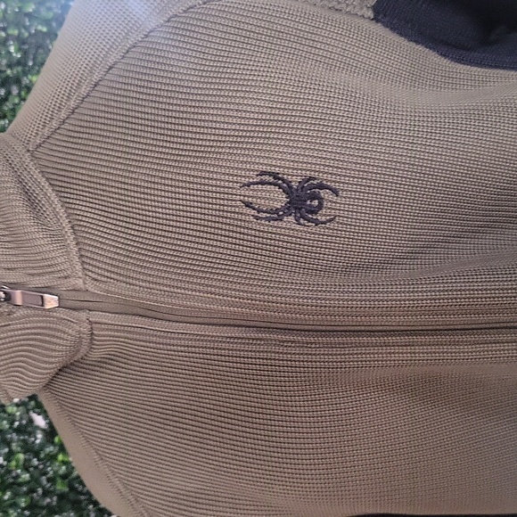 Olive and Black Full-Zip Jacket - Picture 2 of 8